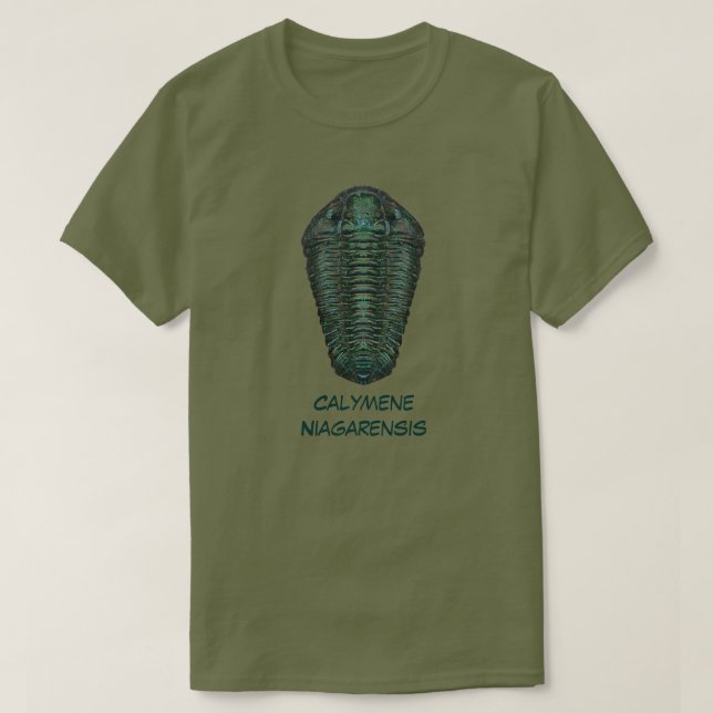 Camiseta Calymene Niagarensis Trilobita (Frente do Design)