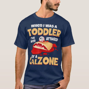 Camiseta Calzone Pizza Ataca Toddler Panzerotti