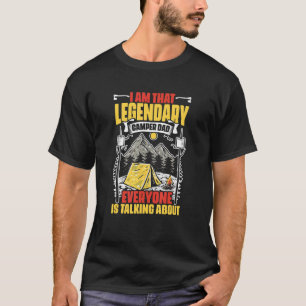 Camiseta Cam-Pai do Camp Viagem do Camp do Camp Legendário