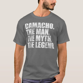 Camiseta CamachoCamacho Nome da família Camacho sobrenome C