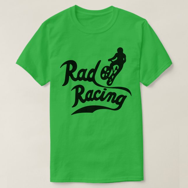 Camiseta Camada de Baseball Rad Racing (Frente do Design)
