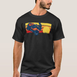 Camiseta Camada de Corrida Mower Wheelie Vintage 80s Sunset