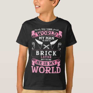 Camiseta Camada de tijolo Camada de tijolo Namorada