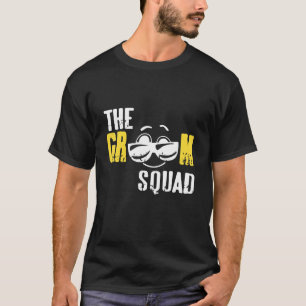 Camiseta Camada do Groom Retro Funny Bachelor Party T Shirt