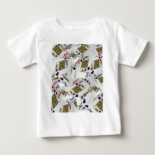 Camiseta "Camada Real: Uma Pilha de Kings Cartões Poker"