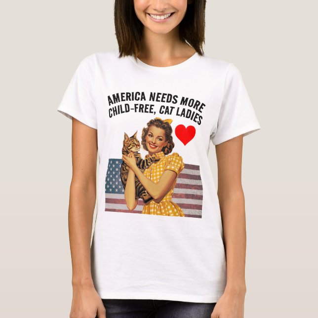 CAMISETA CAMADAS DE GATO INFANTIS PATRIÓTICAS (Frente)