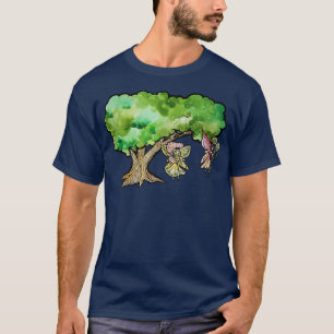 Camiseta Camadas De Uma Árvore Amadurecem Fada De Arte T-S