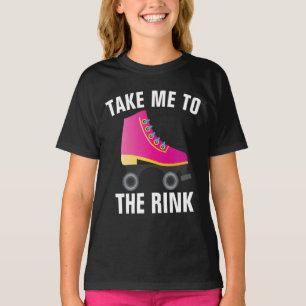CAMISETA CAMADAS-T DE GAROTAS DE TINTA DE ROLAMENTO