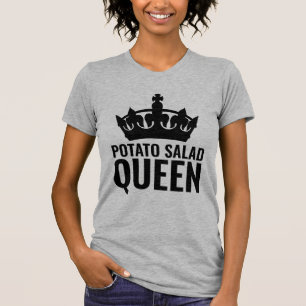 CAMISETA CAMADAS-T DE RAINHA SAL DE BATATA