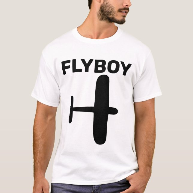 CAMISETA CAMADAS-T DO PILOTO FLYBOY (Frente)