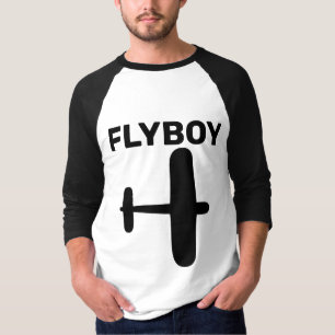 CAMISETA CAMADAS-T DO PILOTO FLYBOY