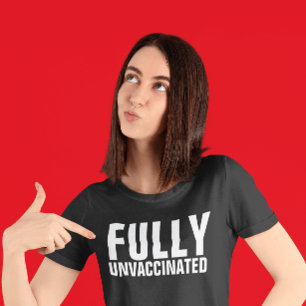 CAMISETA CAMADAS-T INTEIRAMENTE NÃO VACINADAS