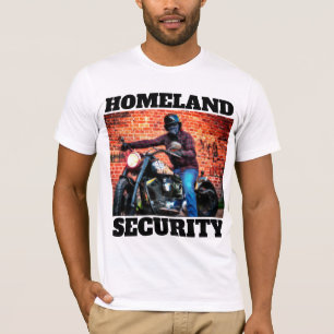 CAMISETA CAMADAS-T MOTORICLAISTA DE SEGURANÇA HOMELAND