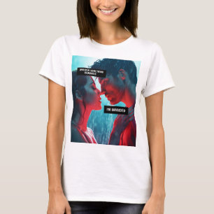 CAMISETA CAMADAS-T ROMÂNTICAS ANTI-VAX PATRIOT DE SANGUE RO
