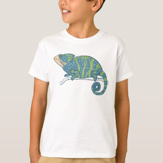 Camiseta Camaleão Azul e Verde