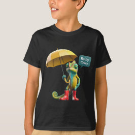 Camiseta Camaleão com camisa-guarda-chuva