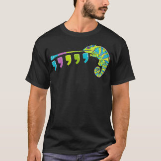 Camiseta Camaleão Coma de Mudança de Cores 