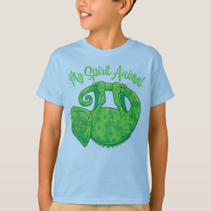 Camiseta Camaleão Espírito Animal Levitando