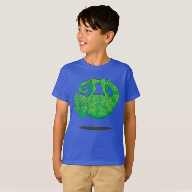 Camiseta Camaleão mágico (Frente Completa)