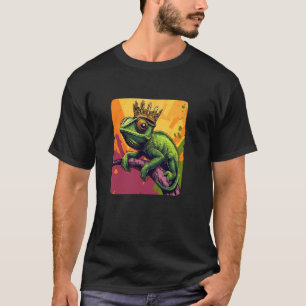 Camiseta Camaleão Multicolorido Incrível com Fantasia de Co