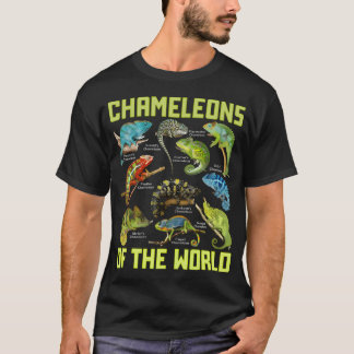 Camiseta Camaleões Do Mundo Educativo Colorido