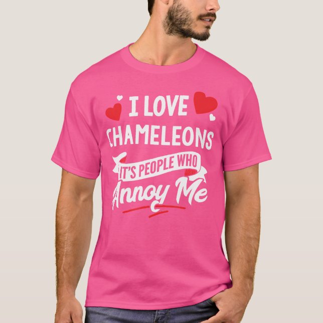Camiseta Camaleões Eu Amo Camaleões (Frente)