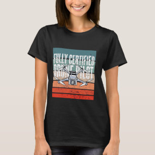 Camiseta Câmara de voo aérea certificada por tecnologia de
