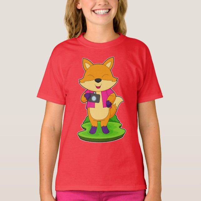 Camiseta Câmara Fotográfica Fox (Frente)