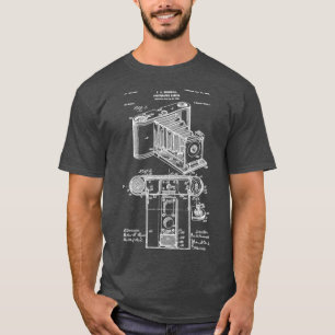 Camiseta Câmara Vintage Patent Impressão 1902