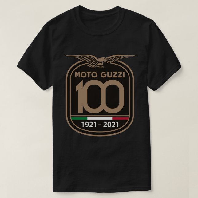 Camiseta Camarada 100ª Moto Guzzi Yeahh Clássica (Frente do Design)
