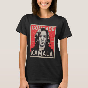 Camiseta Camarada Kamala Mostra Curiosa pérola de Visto pol