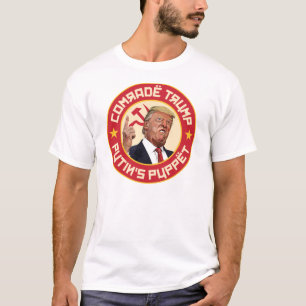 Camiseta Camarada Trump: Fantoche de Putin - Ilustração Sov
