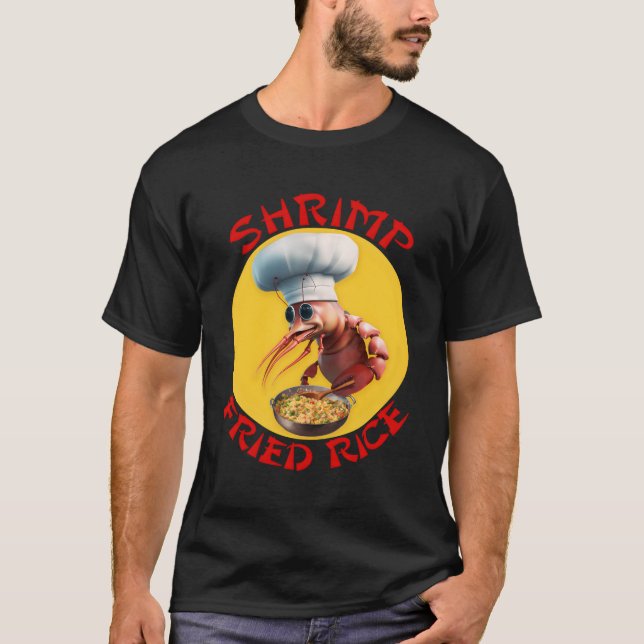 Camiseta Camarão Arroz Frito Chinês Marisco (Frente)