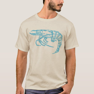 Camiseta Camarão azul