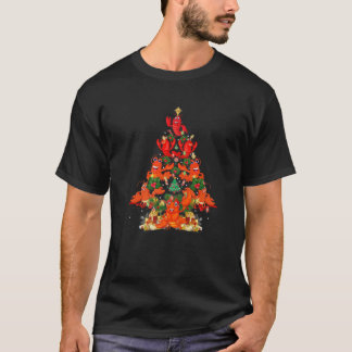 Camiseta Camarão-Camarão Peixe-Natal Ornamentos de Árvores-