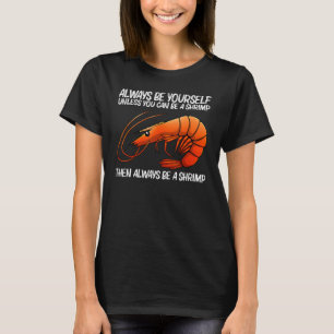 Camiseta Camarão De Adequação Para Homens Camarão Marisco 1
