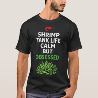 Camiseta Camarão de Aquário Neocaridina Shrimp Tank