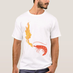 Camiseta Camarão em chamas