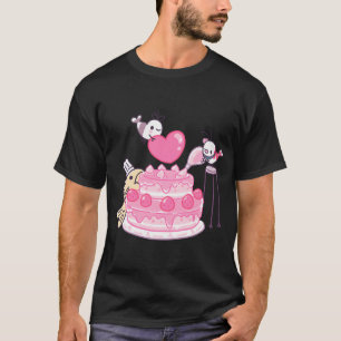 Camiseta Camarão Tímido - Bolo de aniversário