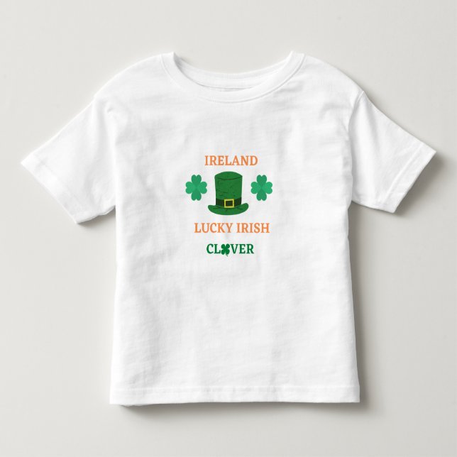 Camiseta Camarão-trevo irlandês da sorte (Frente)