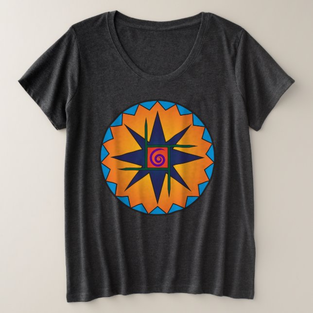 Camiseta Camarão Vermelho - Chão Escuro (1x-4x) (Frente do Design)