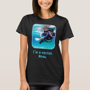 Camiseta Camarão-Vinho - Camisa-T Engraçada