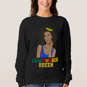 Camiseta Camarões Bandeira Camaronesa Orgulhosa Princesa Ra
