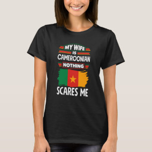 Camiseta Camarões Camarões Bandeira dos Camarões Minha Espo