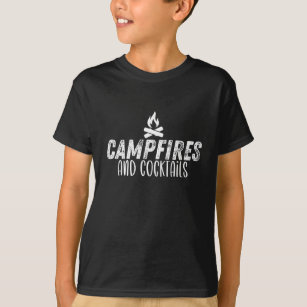 Camiseta Camarões - Camping Engraçado
