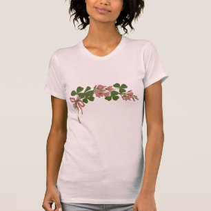 Camiseta Camarões e flores Ruas de colheita. Dia de Patric