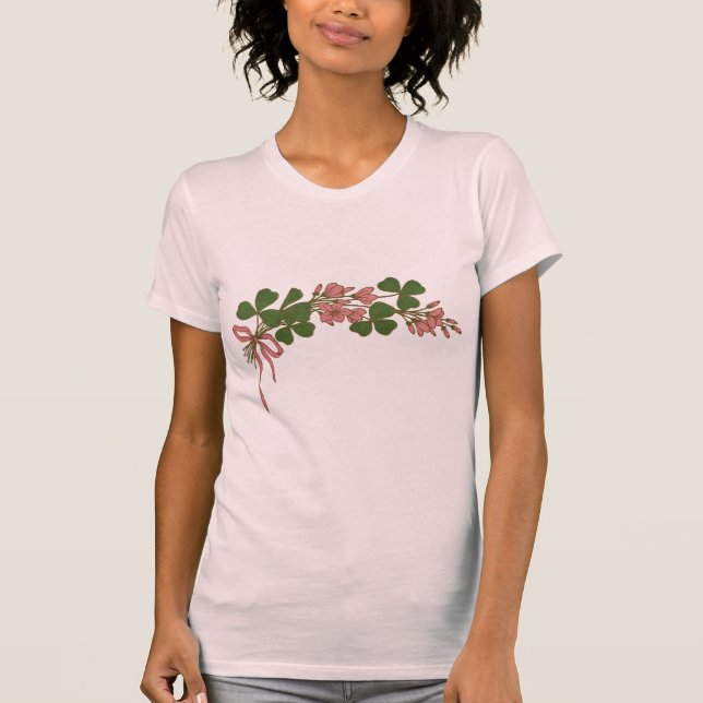 Camiseta Camarões e flores Ruas de colheita. Dia de Patrick (Frente)