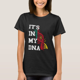 Camiseta Camarões Está No Meu DNA Raízes Camaronesas Camarõ