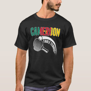 Camiseta Camarões Mesa de apoio à Tênis Camarões Ping P