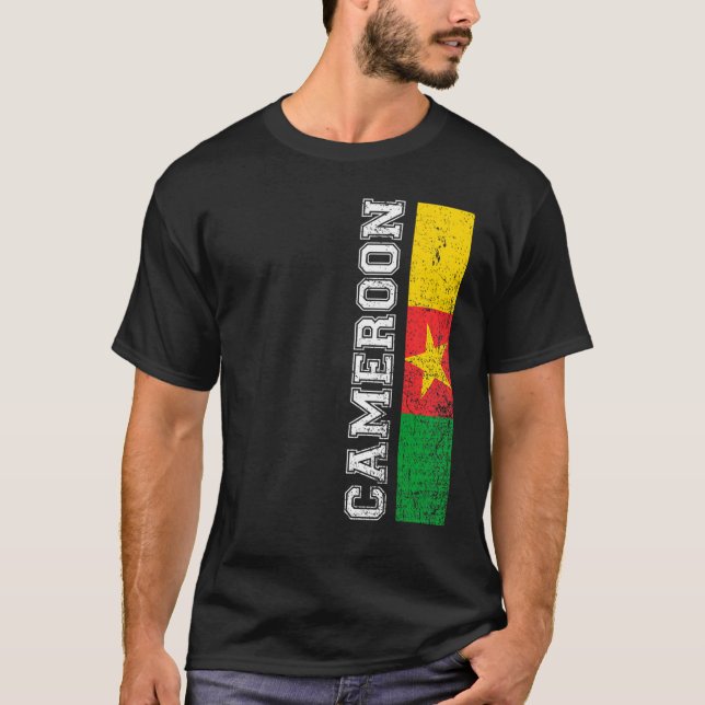 Camiseta Camarões Patrimônio do Orgulho Camarões Apoio a Ca (Frente)